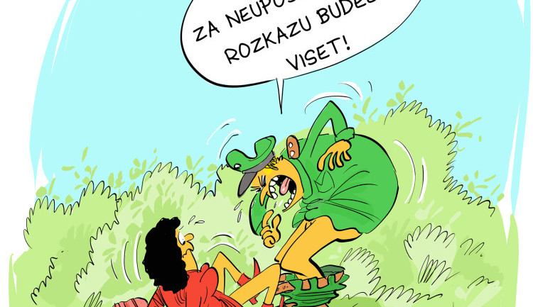 ORAŽENÉ OBRÁZKY: Říjnová dávka vtipů od kreslíře Jana Tatarky