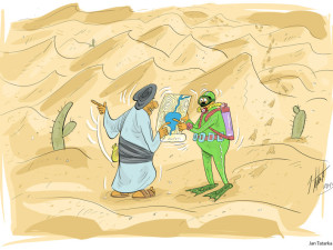 ORAŽENÉ OBRÁZKY: Říjnová dávka vtipů od kreslíře Jana Tatarky