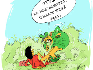 ORAŽENÉ OBRÁZKY: Říjnová dávka vtipů od kreslíře Jana Tatarky