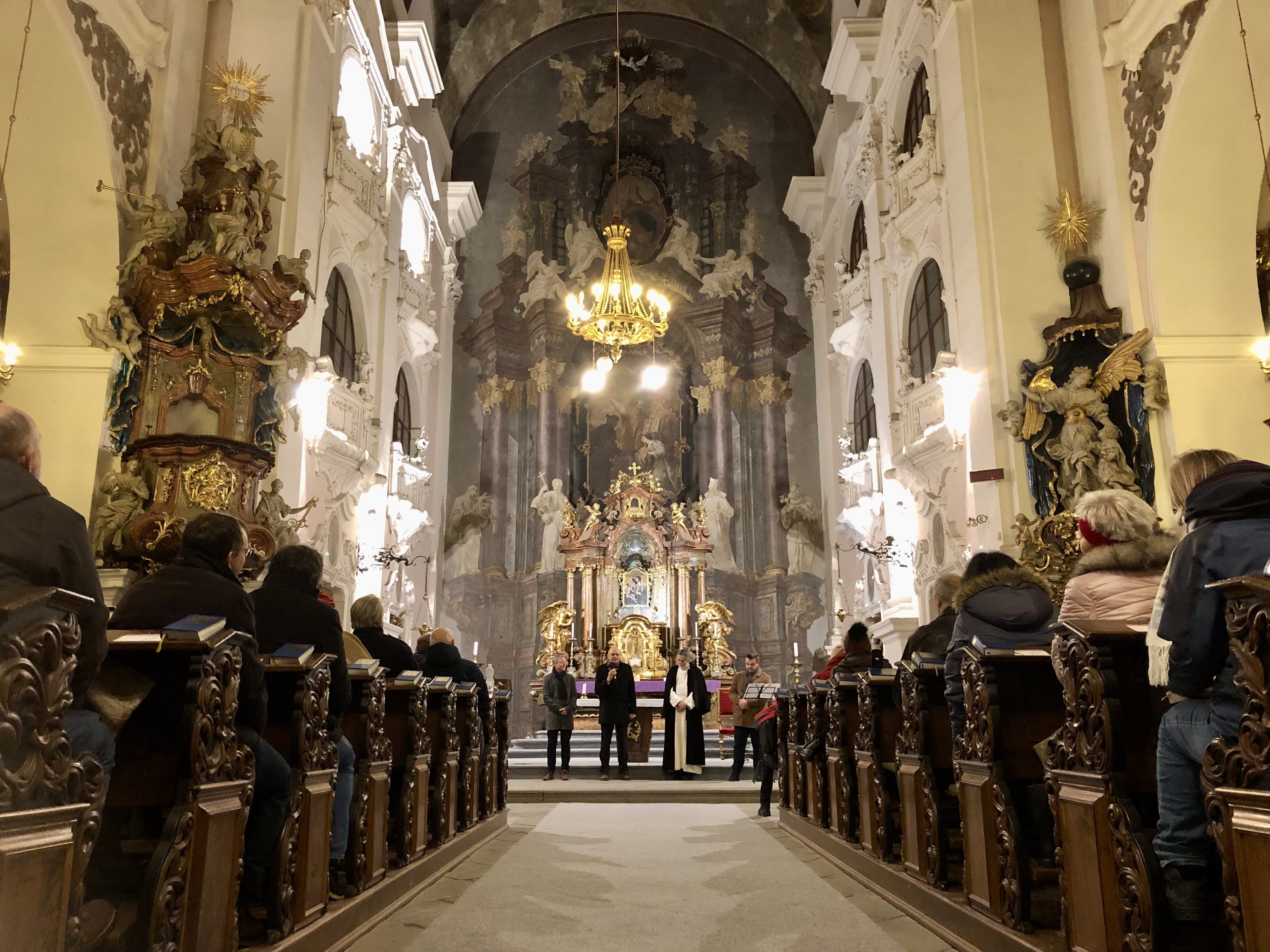Otevření kostela sv. Ignáce po obnově