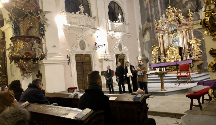 Otevření kostela sv. Ignáce po obnově