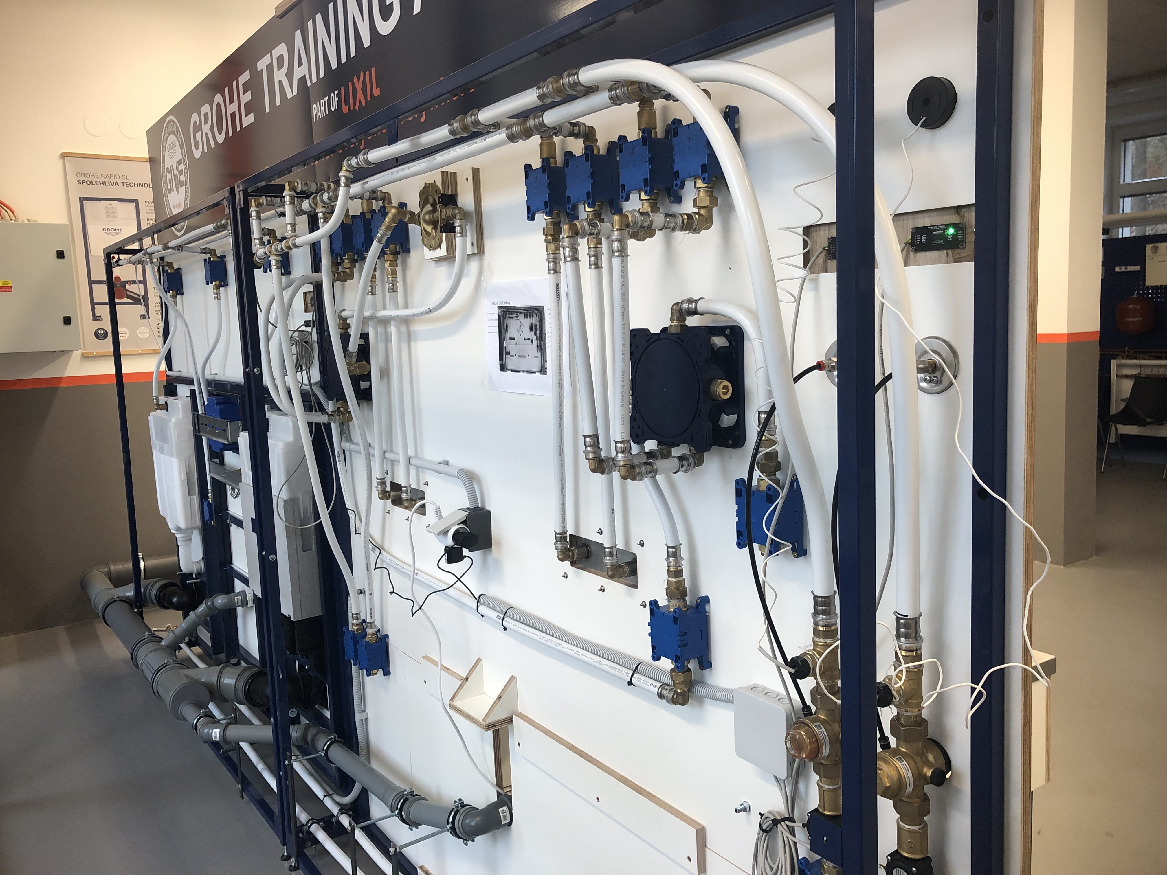 Nová učebna pro instalatéry na jihlavské stavební škole