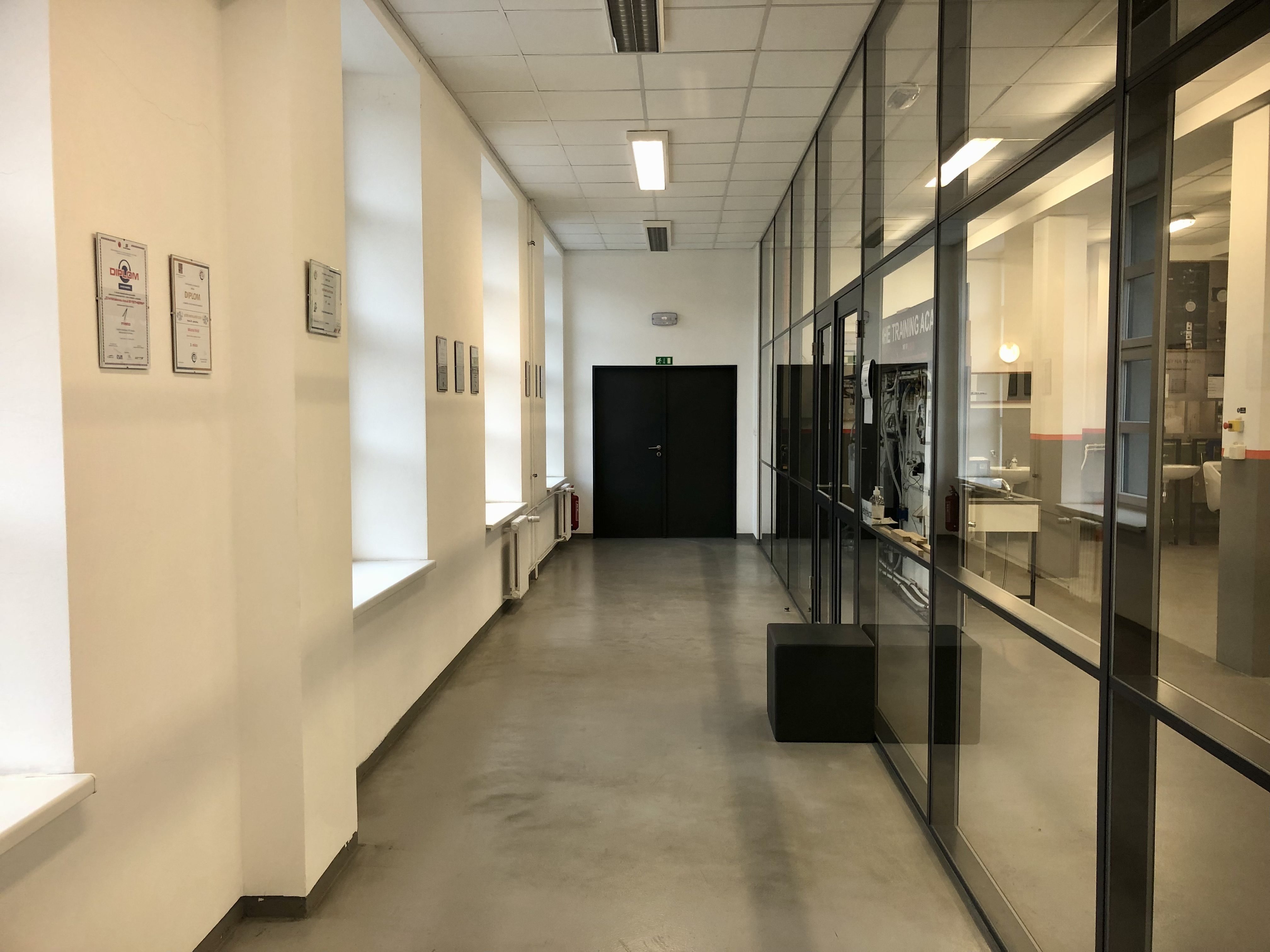 Nová učebna pro instalatéry na jihlavské stavební škole