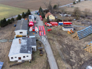 Likvidace chovu kachen ve Valdíkově na Třebíčsku