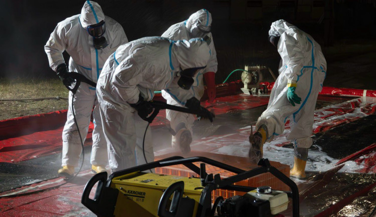 Likvidace chovu kachen ve Valdíkově na Třebíčsku