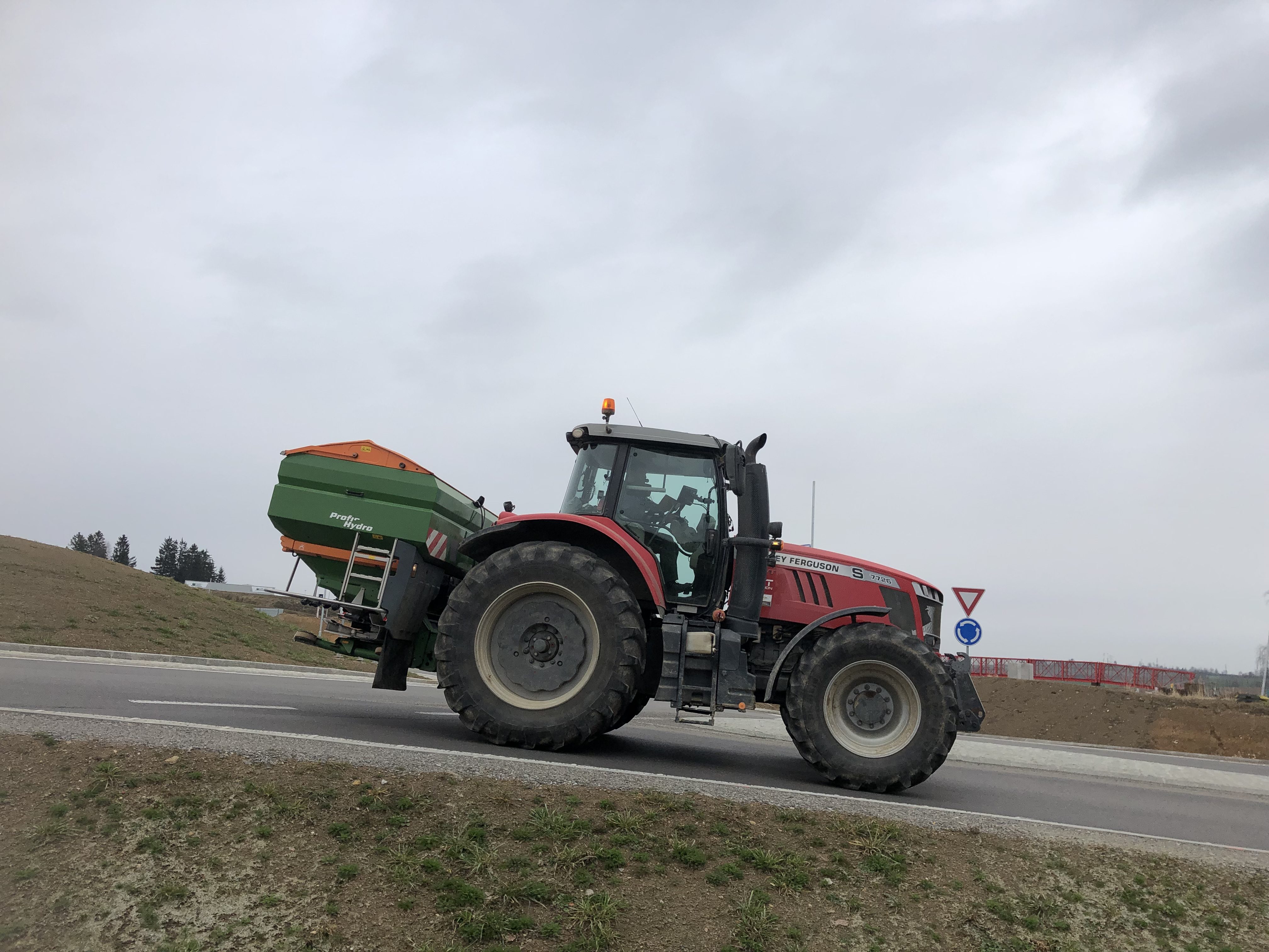 Protestní jízda zemědělců na Jihlavsku