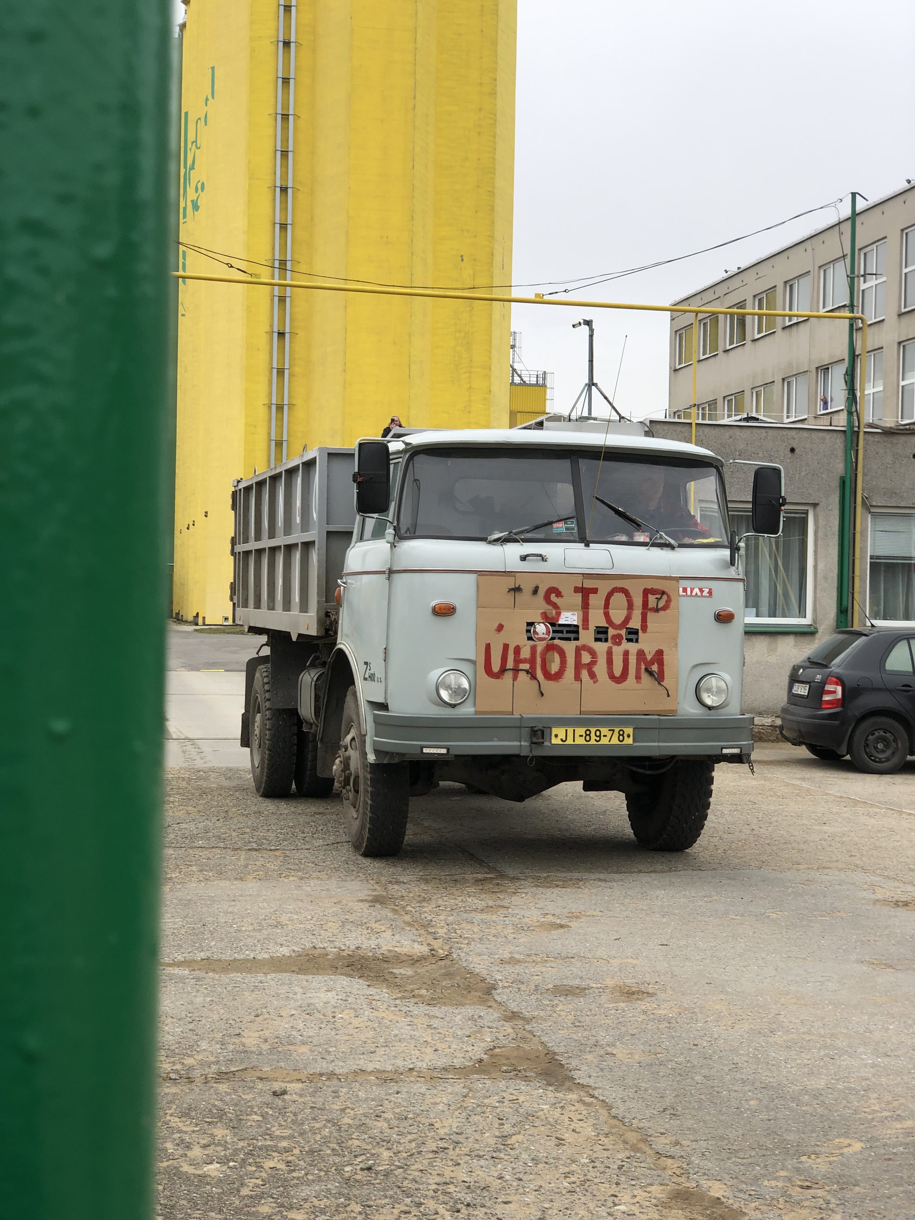 Protestní jízda zemědělců na Jihlavsku