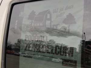 Protestní jízda zemědělců na Jihlavsku