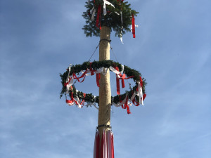 Májové slavnosti se zaplétáním máje v Jihlavě