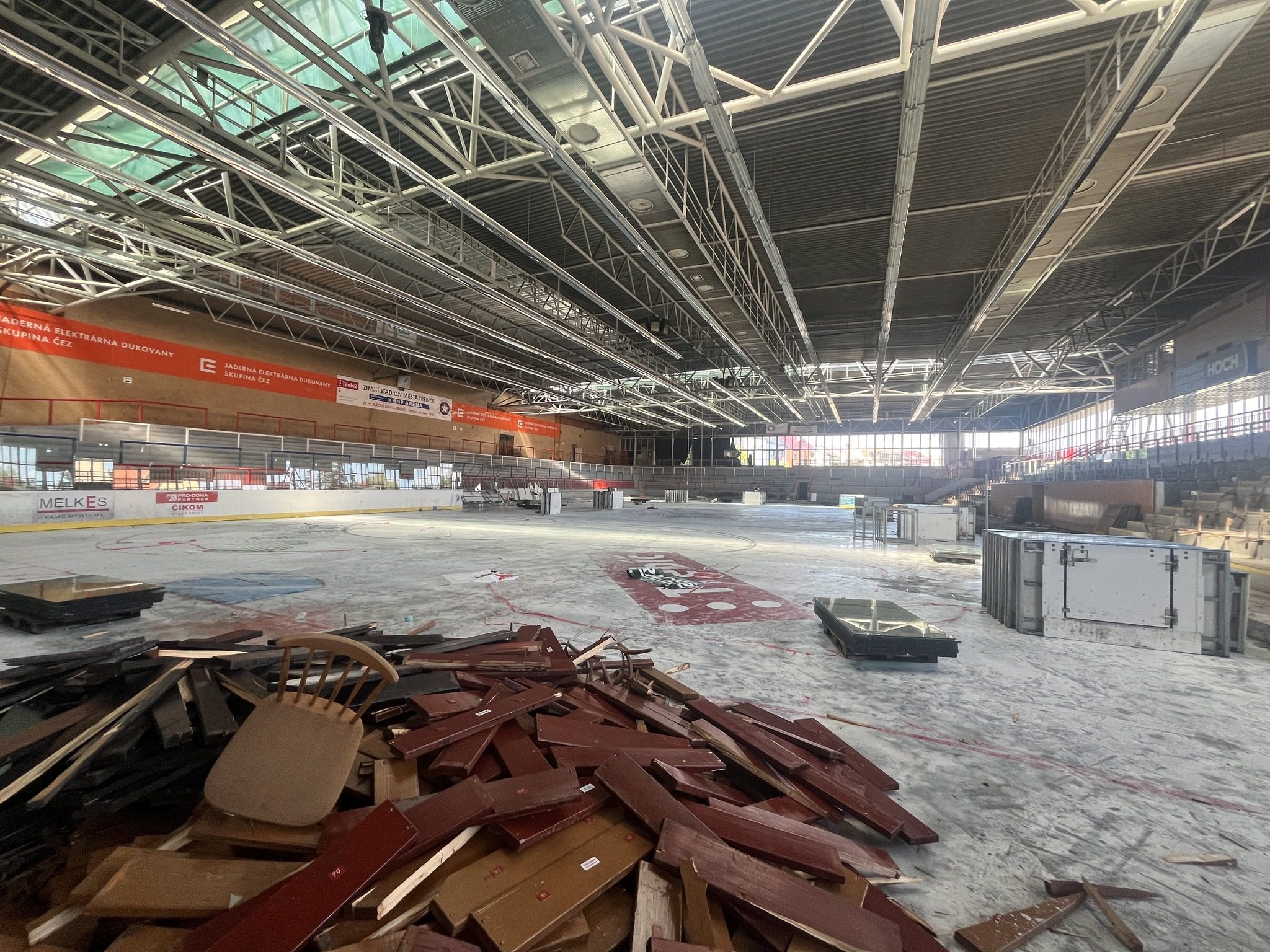 Zahájení rekonstrukce zimního stadionu v Třebíči
