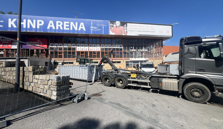Zahájení rekonstrukce zimního stadionu v Třebíči
