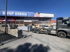 Zahájení rekonstrukce zimního stadionu v Třebíči