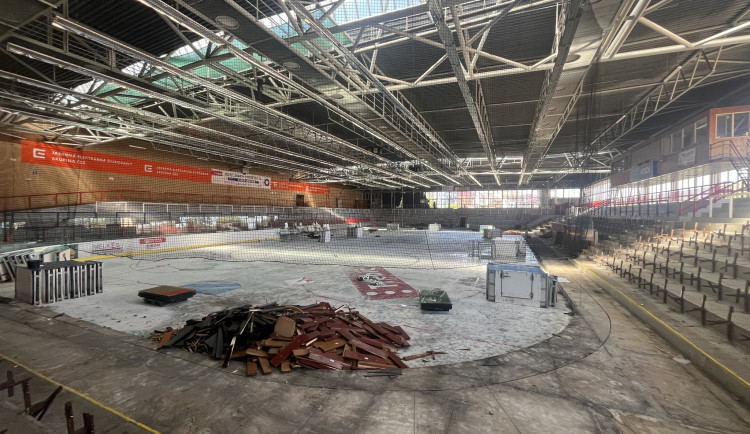 Zahájení rekonstrukce zimního stadionu v Třebíči
