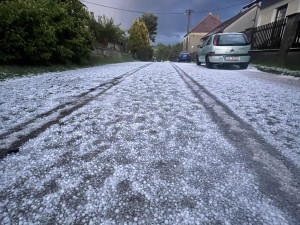 Supercelární bouře na Jihlavsku