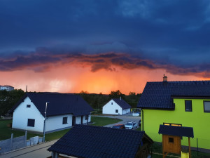 Supercelární bouře na Jihlavsku