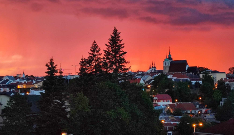 Supercelární bouře na Jihlavsku