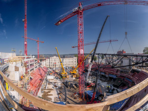 HMA v Jihlavě, první část střechy (srpen 2024)