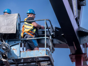 HMA v Jihlavě, první část střechy (srpen 2024)