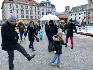 Pochod švihlou chůzí v Jihlavě