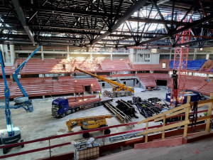 Horácká multifunkční aréna v únoru 2024
