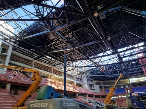 Horácká multifunkční aréna v únoru 2024