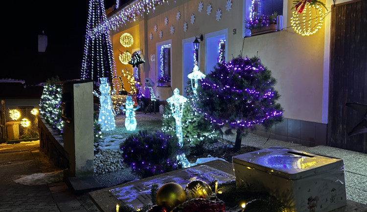 Vánoční dům v Kostelci u Jihlavy