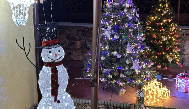 Vánoční dům v Kostelci u Jihlavy