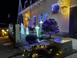 Vánoční dům v Kostelci u Jihlavy