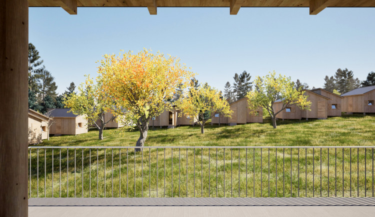 Rekonstrukce Hájenky Černé lesy (vizualizace)