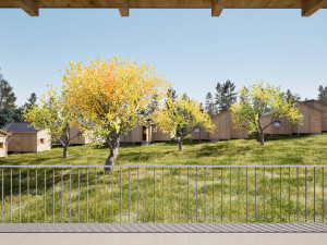 Rekonstrukce Hájenky Černé lesy (vizualizace)