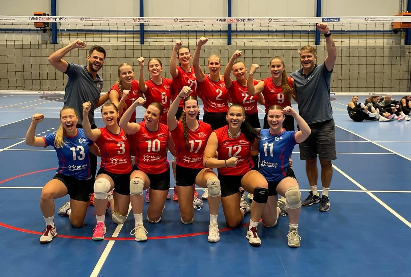 Zápas jihlavských volejbalistek proti extraligovému celku TJ Ostrava