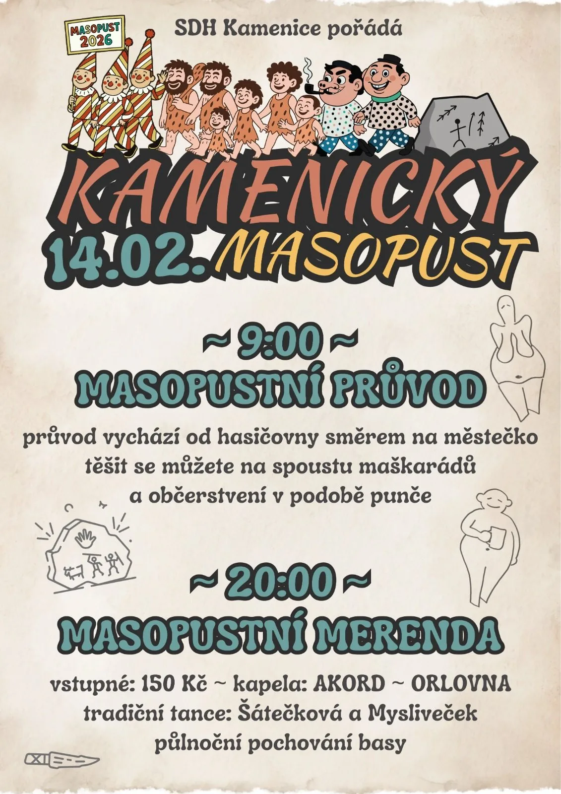 Masopust v Kamenici