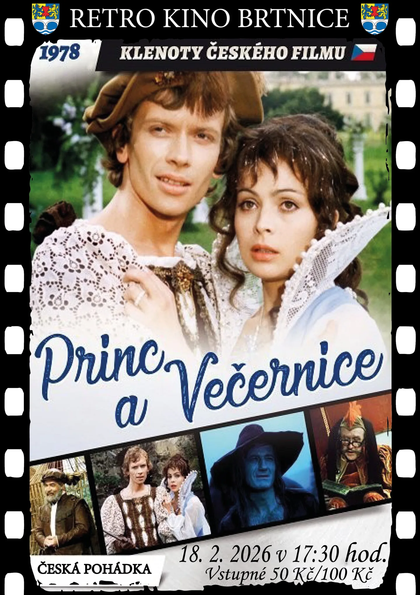 RETRO KINO v Brtnici: Princ a Večernice