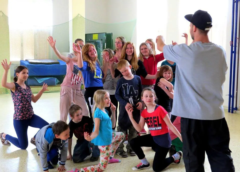 Děti z kurzu street-dance
