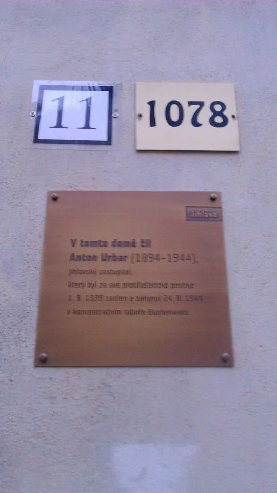 Pamětní deska ve Smetanově ulici
