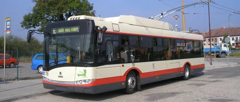 Jeden z trolejbusů DPMJ
