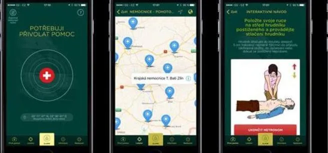 Mobilní aplikace pomůže záchranářům vyhledat místo nehody nebo kde se nachází pacient