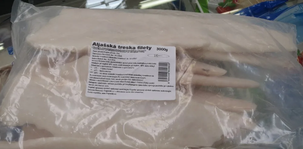 Tříkilové balení tresky z Makra