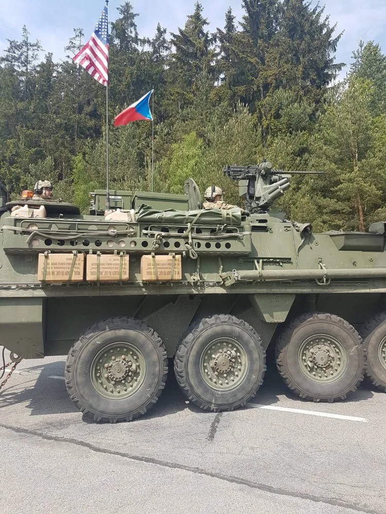 FOTOGALERIE: V sobotu projel Vysočinou konvoj americké armády