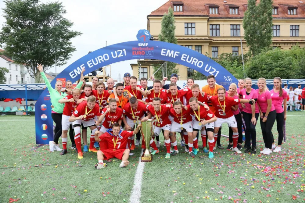 Češi ovládli ME v malé kopané do 21 let, Daniel Kavka z Jihlavy byl nejlepším hráčem turnaje
