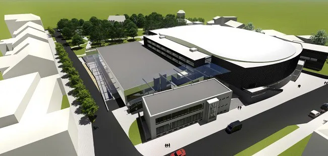 Město Jihlava zveřejnilo studii rekonstrukce Horáckého zimního stadionu pro 5250 diváků