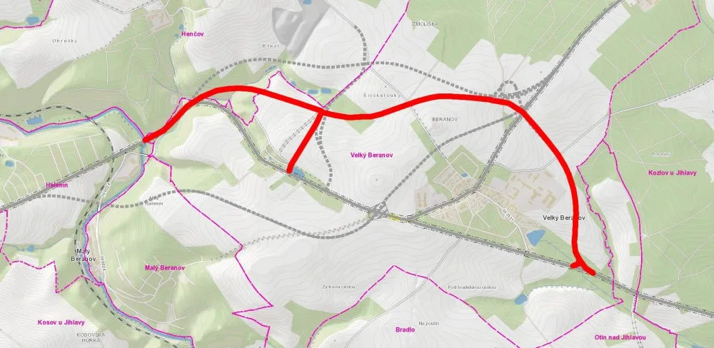 Obchvat Velkého Beranova brzy bude na papíře. Projekt vyjde na více než 4,5 milionů korun