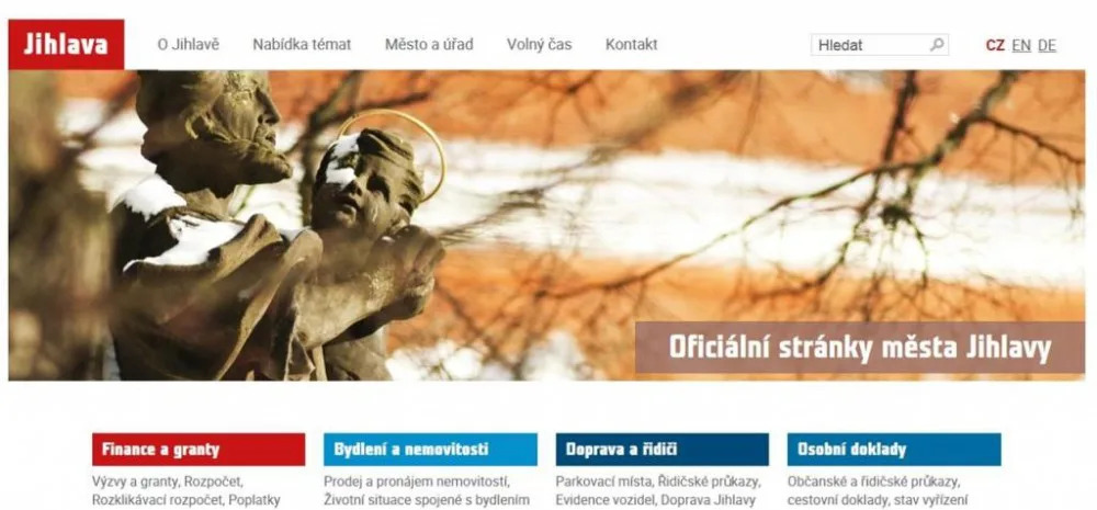 Jihlava spustí od 1. února nový web. Bude přehlednější a více přizpůsobený jeho uživatelům