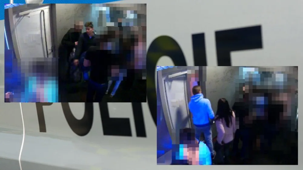 Na Březinkách byla poničená výloha. Policisté pátrají po výtržníkovi