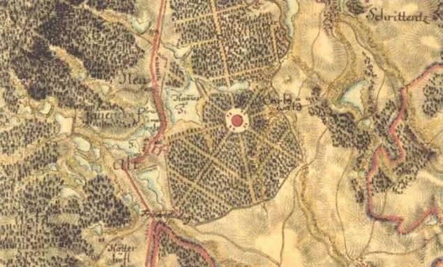 Karlův les. I. vojenské mapování – josefské 1764-1768 a 1780-1783