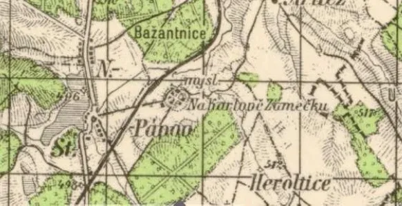 Karlův les. III. vojenské mapování – Františko-josefské 1876-1880