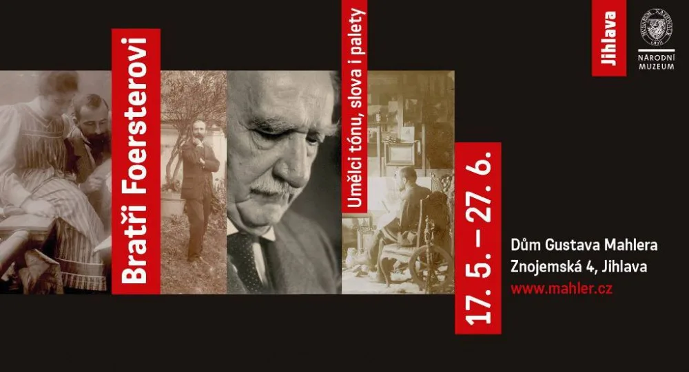Jihlavská výstava představí výtvarná díla bratrů Foersterových. Doplní ji koncert a čtení z knihy