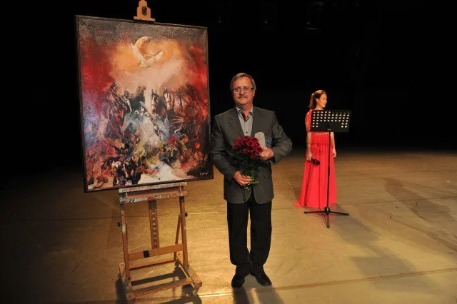 Mgr.Lubomír Marek, ředitel ZŠ Třemošnice s cenou Ď