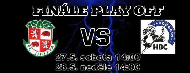 Hokejbalisté SK Jihlava vstupují do finálové série proti Hodonínu. V sobotu a neděli hrají doma