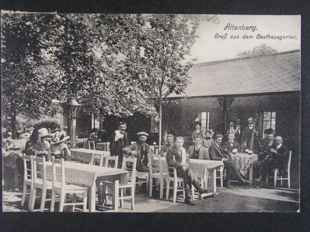 Zahradní restaurace 1913